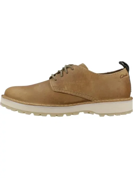 Półbuty Clarks skórzane brązowe