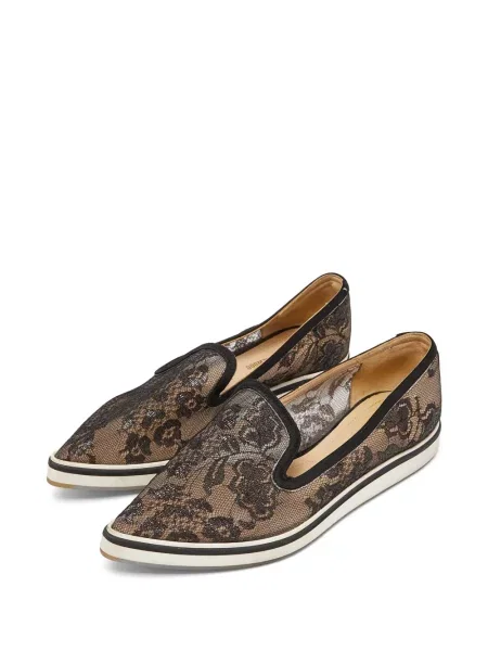 Sneakers Nicholas Kirkwood με δαντέλα μαύρο