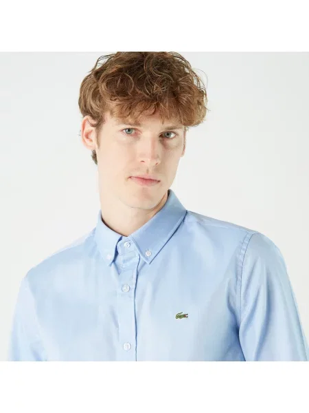 Lacoste сорочка синя