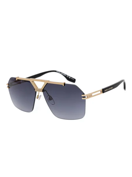 Ochelari de soare Marc Jacobs Eyewear cu imprimeu geometric auriu