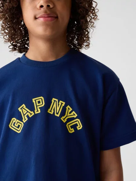 Тениска Gap синьо