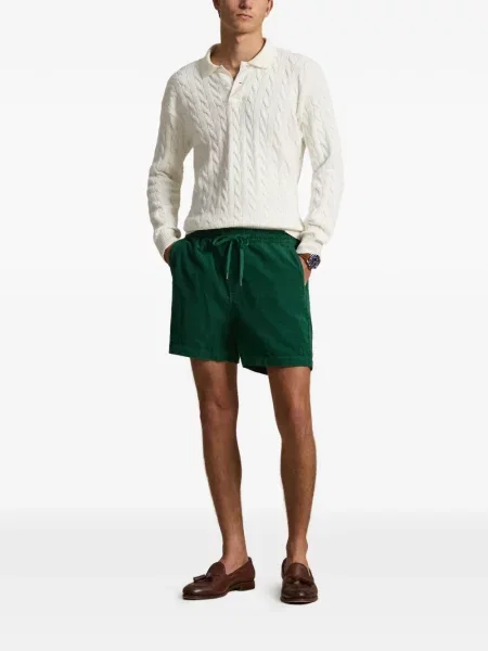Gulerat șosete Polo Ralph Lauren de lână cu dungi negru