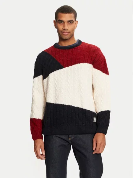 Dzianinowy sweter Pepe Jeans beżowy