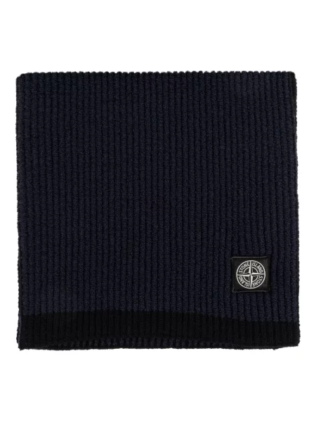 Fular Stone Island cu strasuri albastru