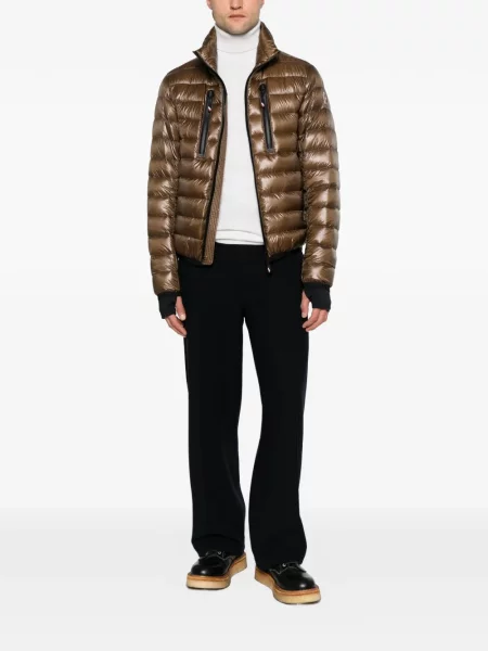 Pantaloni Moncler Grenoble cu autograf albastru