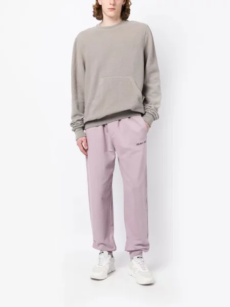 Raštuotos kūginis kelnės Helmut Lang violetinė