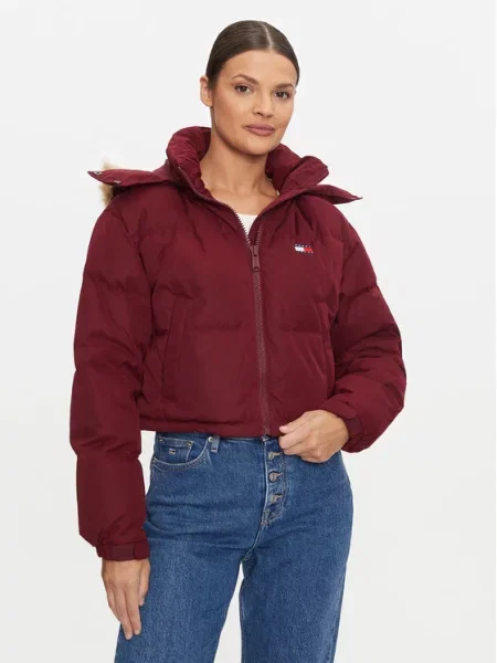 Tommy Jeans Pernata jakna Alaska ljubičasta
