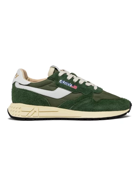 Sneakersy Autry zamszowe casual zielone