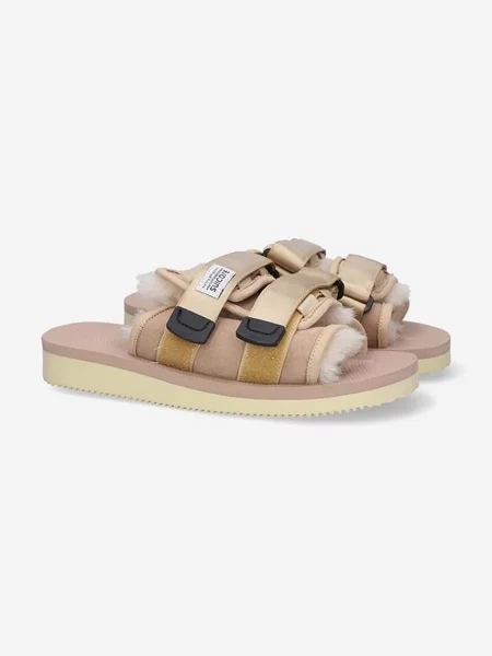 Шлепанцы Suicoke бежевые