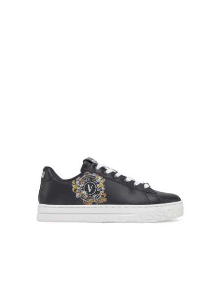 Sneakersy Versace Jeans Couture skórzane czarne
