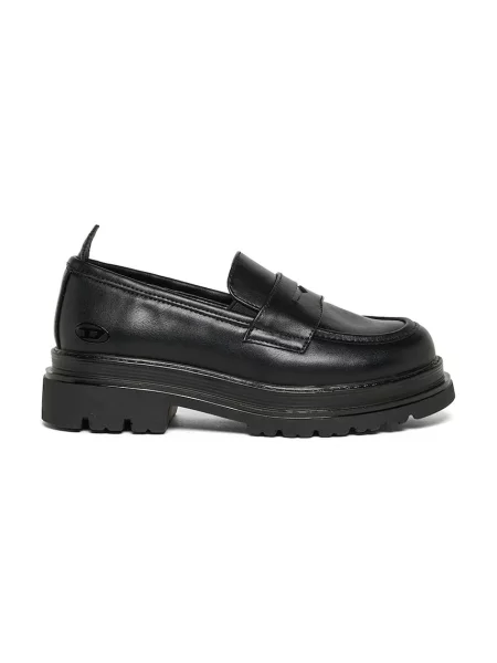 Diesel mocasini pentru copii D-SLAWEU LOAFER negru