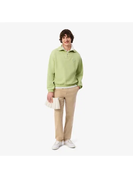 Lacoste Spodnie Chino O Regularnym Kroju beżowy