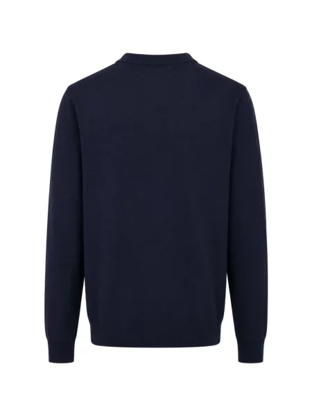 Gulerat lung tricou polo The Pull albastru