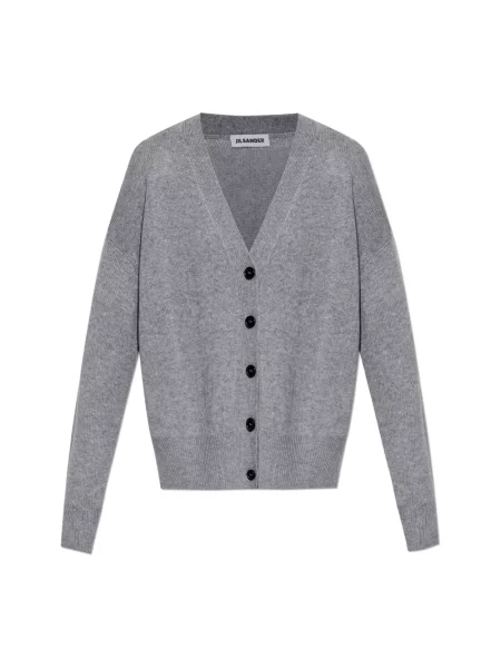 Kardigan Jil Sander szary