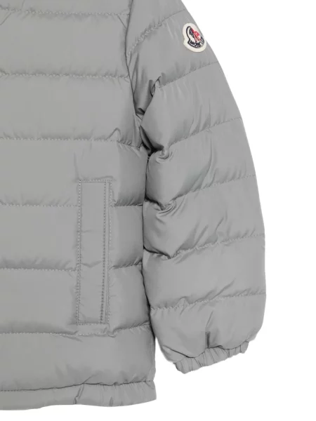 Kurtka puchowa dziecięca Moncler Enfant szara