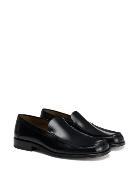 Pantofi loafer Lemaire cu vârf pătrat negru