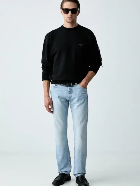 Alpha Industries hanorac pentru bărbați cu DTM Mid negru