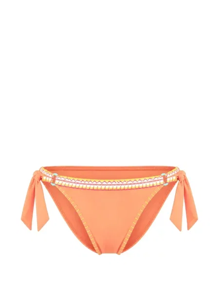 Bikini Banana Moon cu broderie cu legături portocaliu