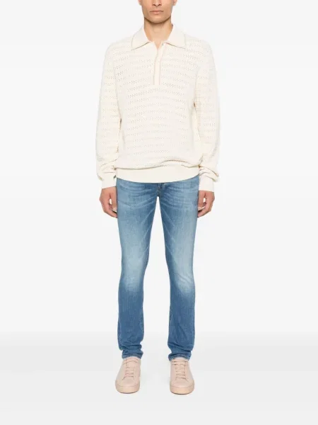 Blugi Dondup cu 5 buzunare albastru