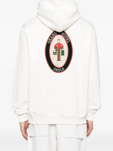 Hoodie Drôle De Monsieur με κέντημα