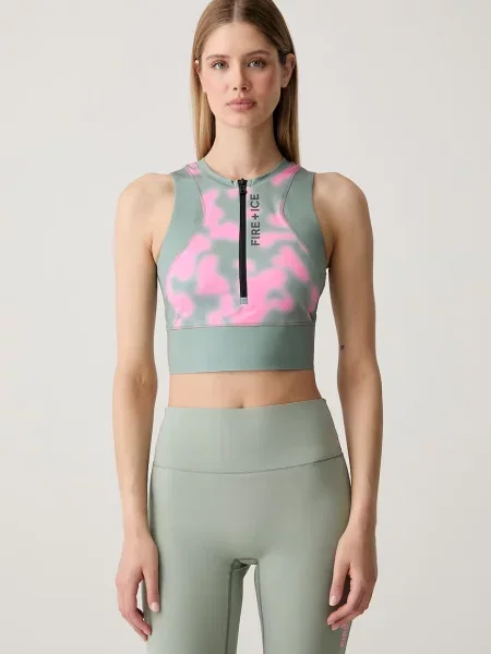 BOGNER Fire+Ice top de antrenament pentru femei CELESTE verde