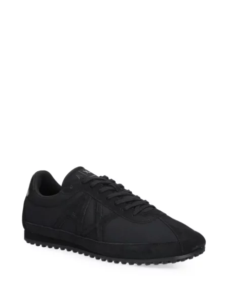 Sneakerși Armani Exchange cu autograf negru