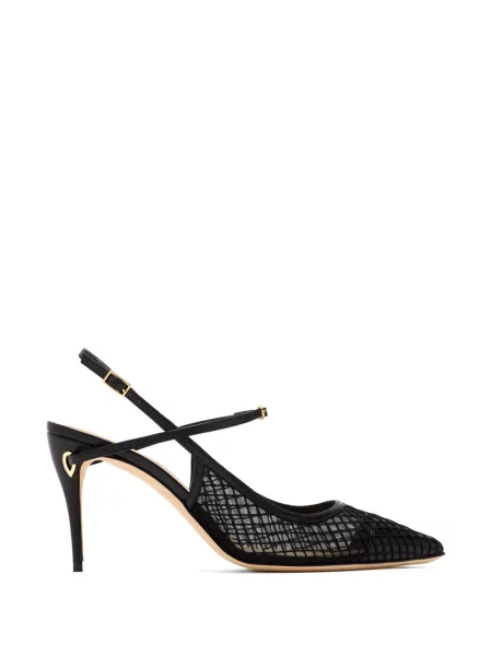 Pantofi cu toc Jennifer Chamandi din piele negru