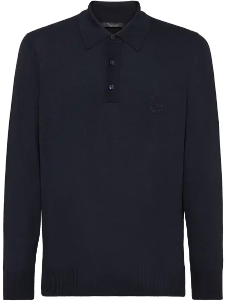 Haftowany sweter Billionaire niebieski