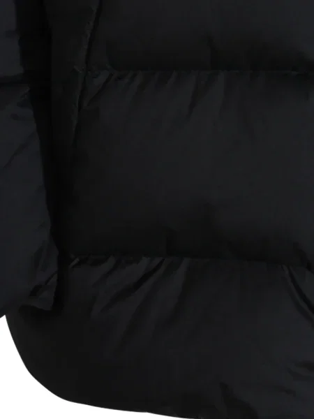 Palton Add cu glugă negru
