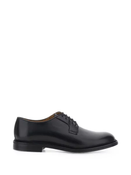 Pantofi Berwick Shoes cu șireturi din piele negru