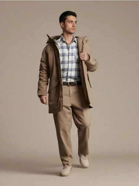 Штани wide leg сіро-коричневий коричневі