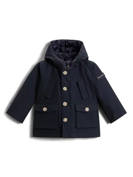 Parka dziecięca Woolrich niebieska