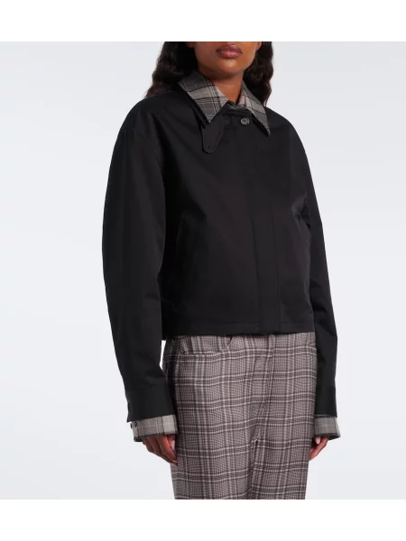 Geacă Acne Studios din țesătură twill negru