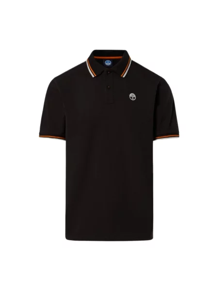 Koszulka polo North Sails z logo czarna