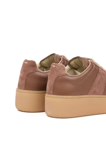 Sneakerși Maison Margiela cu pană maro