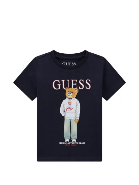 Koszulka dziecięca Guess niebieska