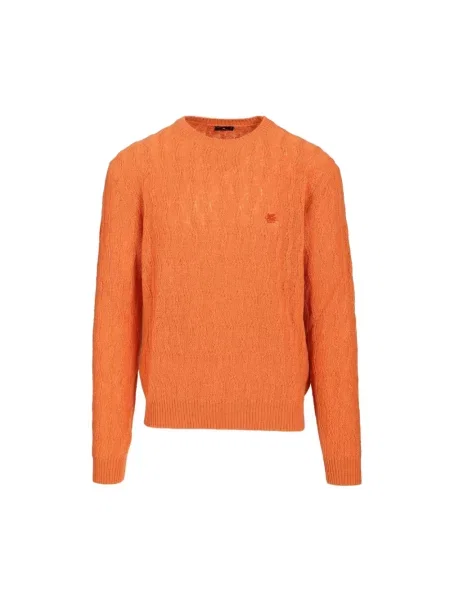 Sweter Etro pomarańczowy