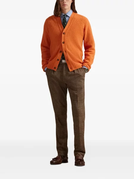 Μικρός κασκέτο Polo Ralph Lauren με χαμηλή μέση υφαίνω διαγωνίως πράσινο