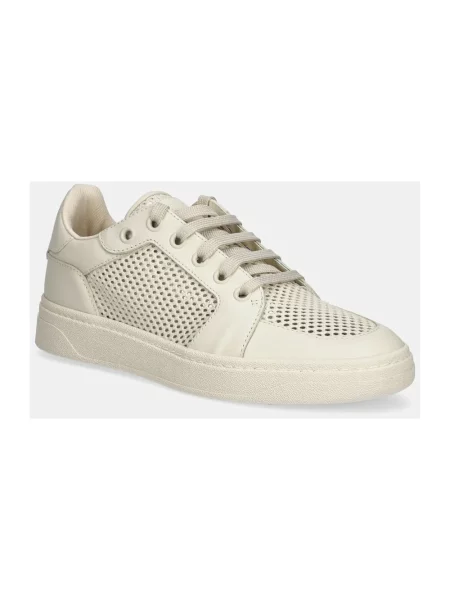 Sneakersy Giuseppe Zanotti skórzane beżowe