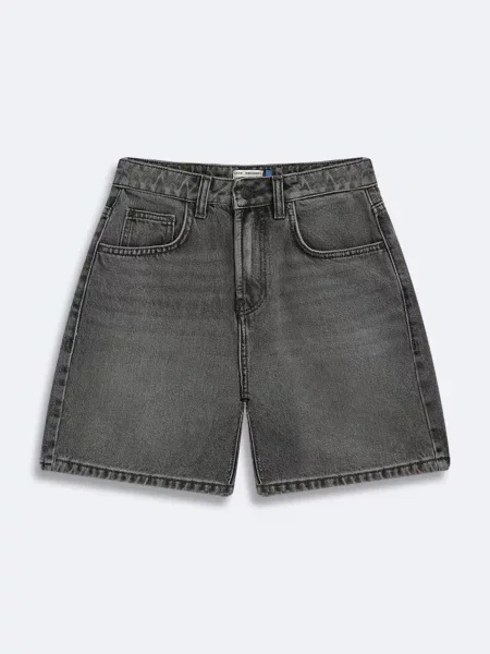 Джинсові шорти LTB Jeans бавовна/ліоцел сірий