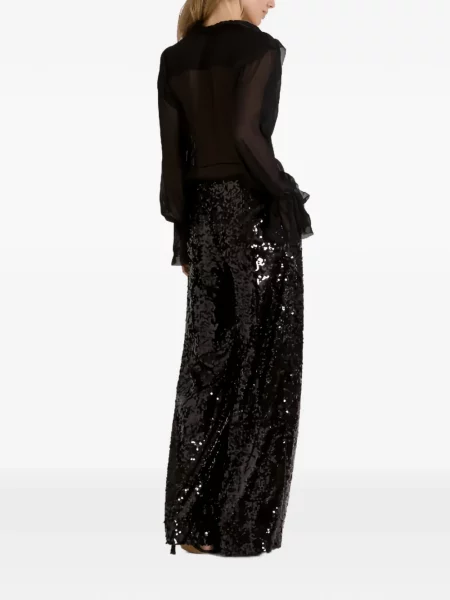 Pantaloni Alberta Ferretti negru