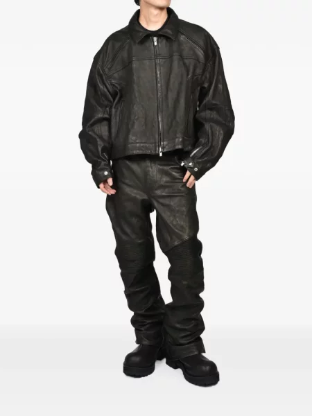 Geanta de piele Filth negru