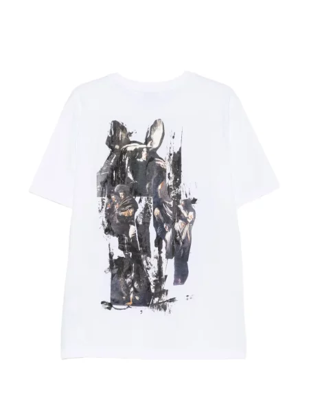 Tricou Off-white cu imagine alb