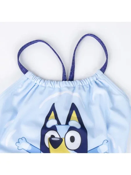 Costum de baie copii Bluey alb