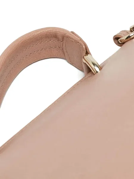 Geanta de piele Furla din piele roz