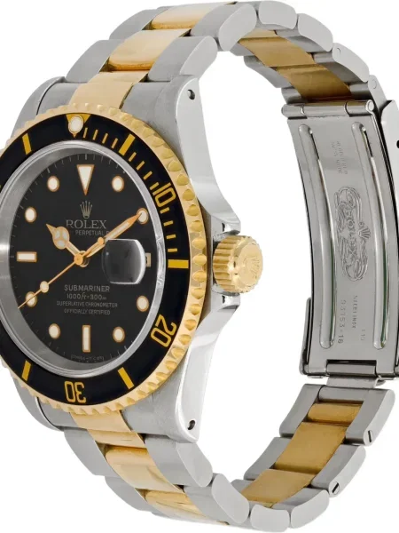 Неръждаема стомана часовници Rolex черно