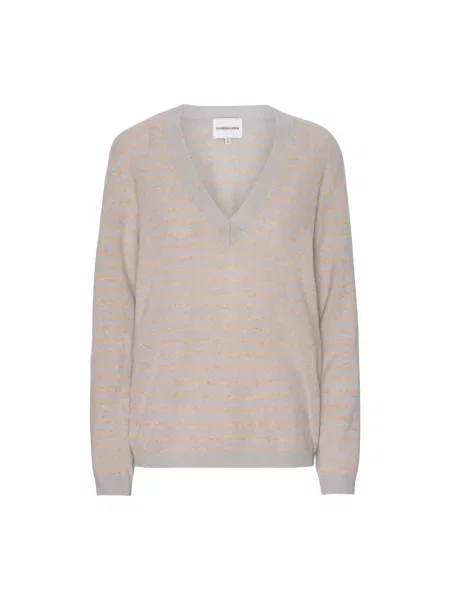 Sweter American Dreams wełniany beżowy