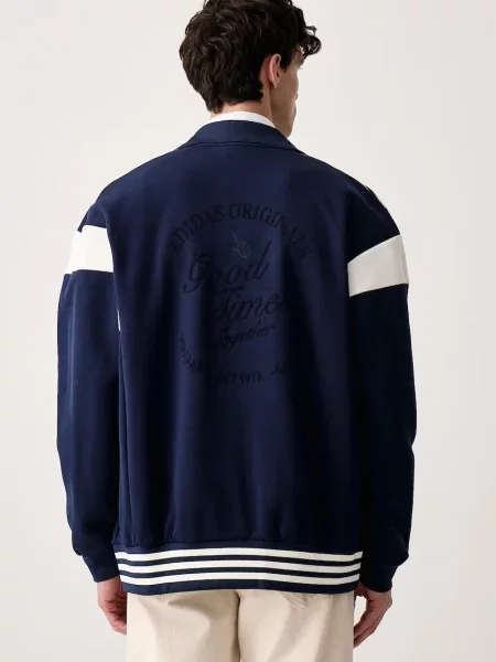 Kurtka Adidas Originals do biegania granatowa