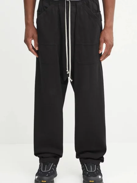 Rick Owens DRKSHDW pantaloni de trening din Classic Cargo Drawstring uni negru