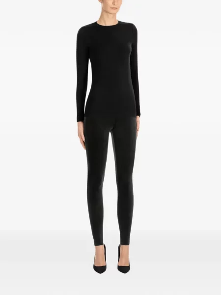 Leggings Wolford de catifea negru